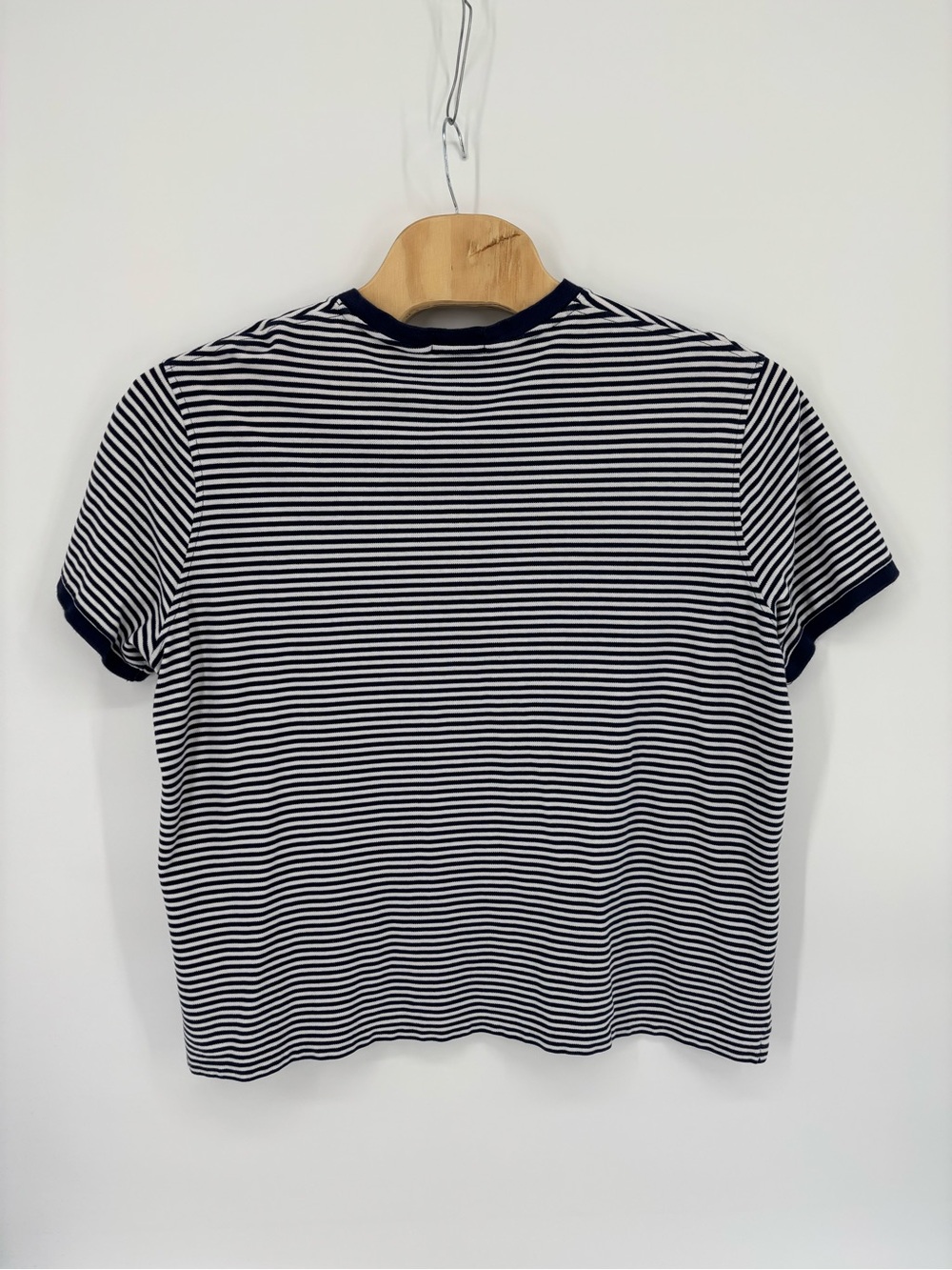 Polo Ralph Lauren Henley Shirt XXL Featherweight Mesh Striped Blue White Cotton - Picture 9 of 10